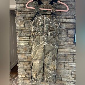 C E Schmidt Workwear Toddler 3T Camo Insulated Fall/Winter Bib Overalls